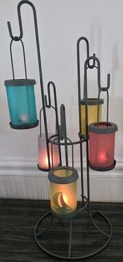 Partylite Summer Sails Lanterns for Outdoor Umbrella and Table Rare Find